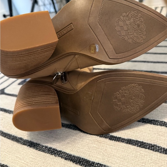 Vince Camuto Tan Heeled Boots - Picture 2 of 3